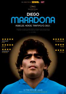 Cartel documental Diego Maradona